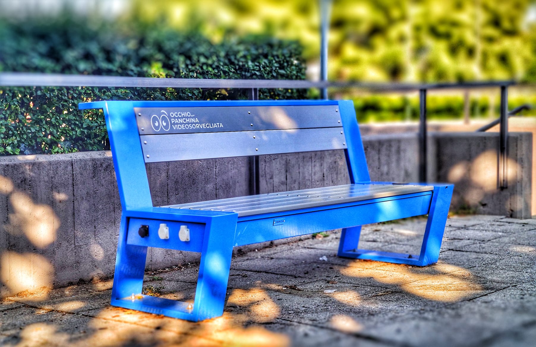 Arredo Urbano smart- panchina intelligente- Givoletto-Canavisia