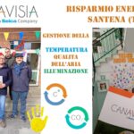 Risparmio energetico, qualità dell'aria, illuminazione, efficienza, smart, Canavisia, scuola