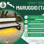 smart city, canavisia, innovazione, panchine smart, G.A.L., Terre del Primitivo